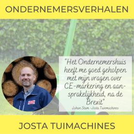 Ondernemersverhaal: Josta Tuinmachines